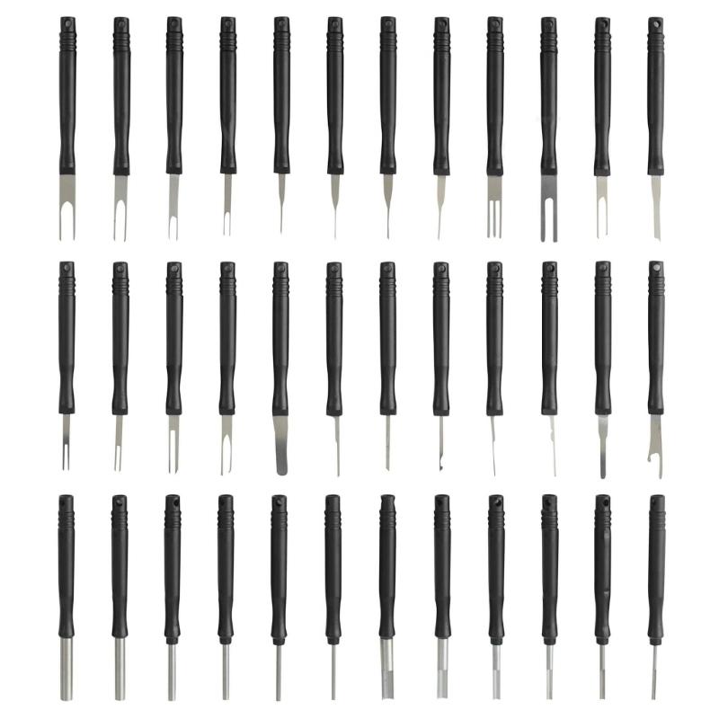 Multipurpose Automotive Terminal Removal Set, Electrical Pin Extractor Release Puller Kit Tool for Car Connector Service
