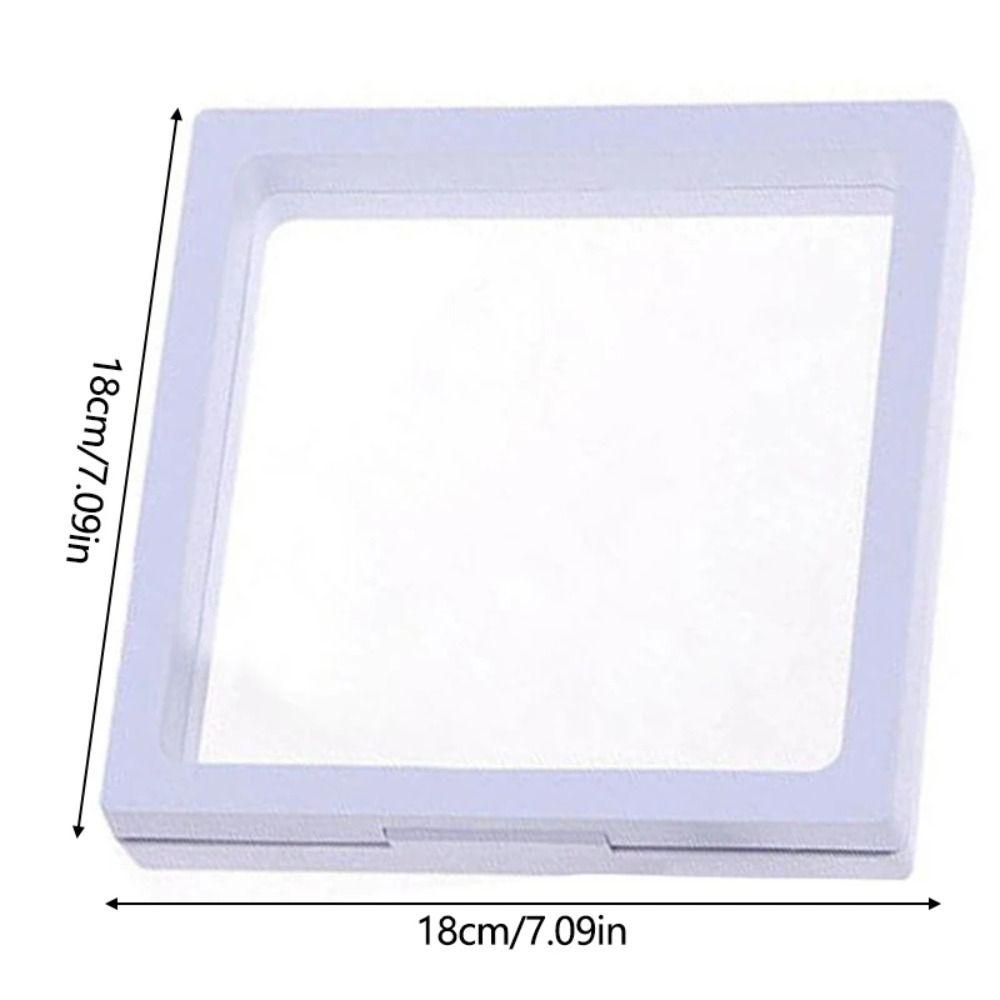 Reusable Flower Plant Display Frame 3D Transparent Jewelry Storage Case  Sample Exhibition Stand
