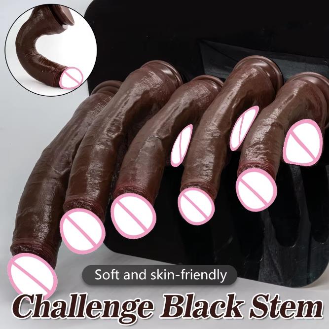 New Super Realistic Dildo Soft Skin Silicone Penis Glans With Powerful Suction Cup Anal Sex Toys For Woman Vagina Hot Dick XXL