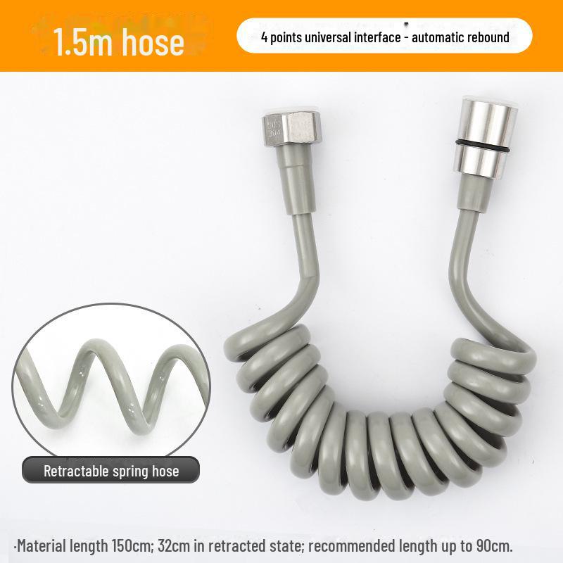 304 Sada bidetových postřikovačů z nerezové oceli - stříkací pistole na toaletu, sprchový posilovač, tryska splachovače vody.