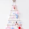 Wooden Hanging Ornaments with Star and Rope  Decoration for Wall Christmas Tree
