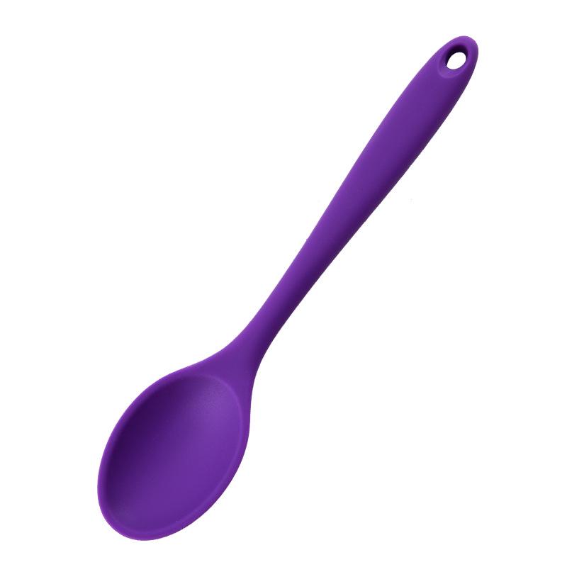 

High Temp-Resistant Silicone Spoon, Bugbug Style – Small Student Soup & Baby Mixing Spoon
