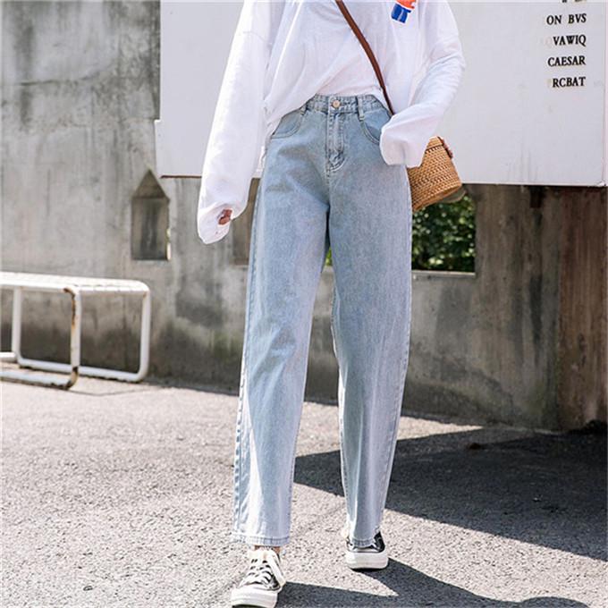 Women Cowboy Wide Leg Trousers High 