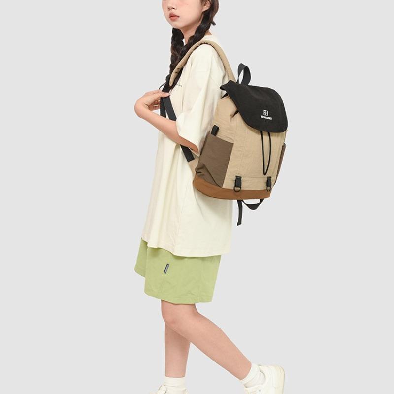 Travel Backpack Female Travel Light Leisure Elementary School Student High School Student School Bag Girls Junior High School Backpack