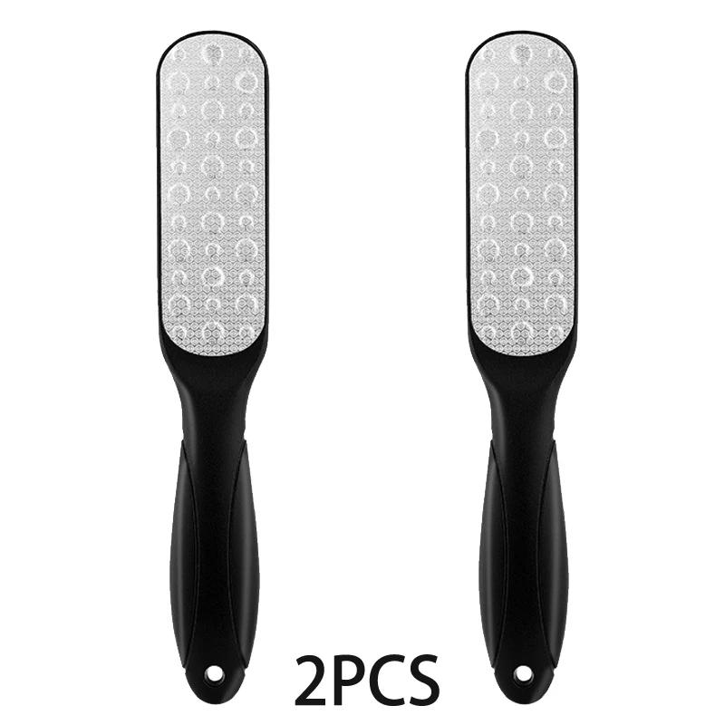High-Quality 304 Stainless Steel Double Sided Foot File Professional Pedicure Callus Remover Dead Skin Scraper