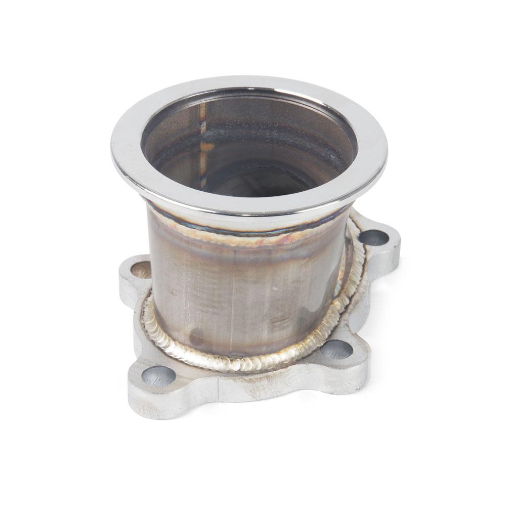 Turbo Down Pipe Adapter 63mm V-band Clamp Flange For T25 T28 GT25 GT28 To 2.5