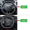 Per Peugeot 2008 I II A94 e-2008 P24 2013~2023 Coprivolante per Auto Gel di Silice PU Pelle Antiscivolo Massaggio Accessori Auto