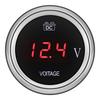 52mm Digital Voltmeter LCD Display Volt Meter for Car Truck Auto Engine Voltmeter Gauge 12V/24V