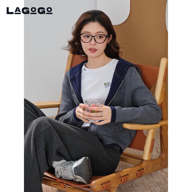 LAGOGO Women s Hooded Short Jacket S