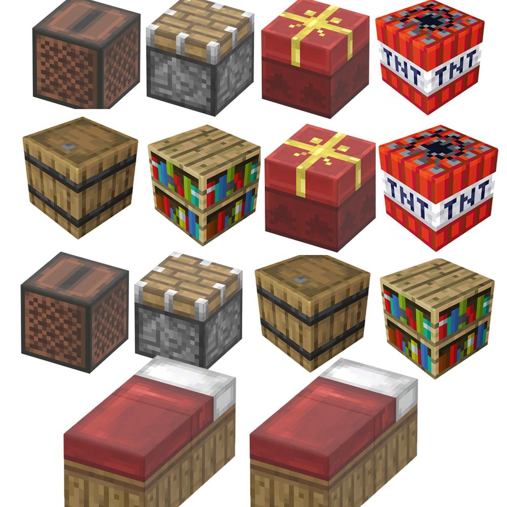 Pixel-Stil Mineral Magnet Welt Magnetische Bausteine Montage Ersatzteile Sensorisches Spielzeug für Kinder DIY Tierwürfel Grundplatte