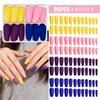 96pcs Coffin Ballet Full Cover Nail Tips Mix Color Fake Nials New Press on Nails  Woman DIY Nail Art