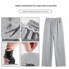 HSTYLE Women's Fleece-Lined Black Winter Banana Pants