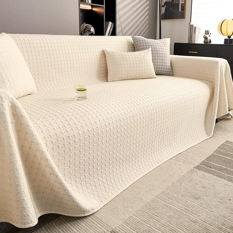Cool feeling ice silk sofa cover cloth towel 2025 new summer mat summer sofa cushion cover universal blanket full cover