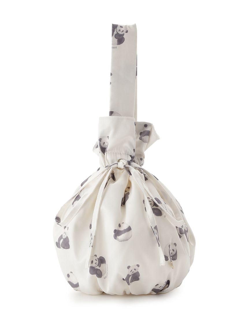

Gelato Pique Panda Print Drawstring Pouch PWGB235675 OWHT Women s