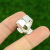Oval Unakite Stone Sterling Silver Promise Birthday Statement Handmade Ring US 6