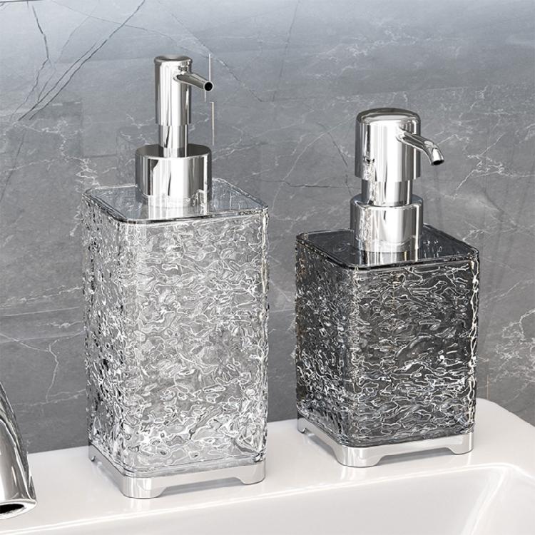 Foam Soap Dispenser with Diamond Glass Refillable Hand Soap Dispenser Worktop Soap Dispenser Mouthwash Lotion Dispenser