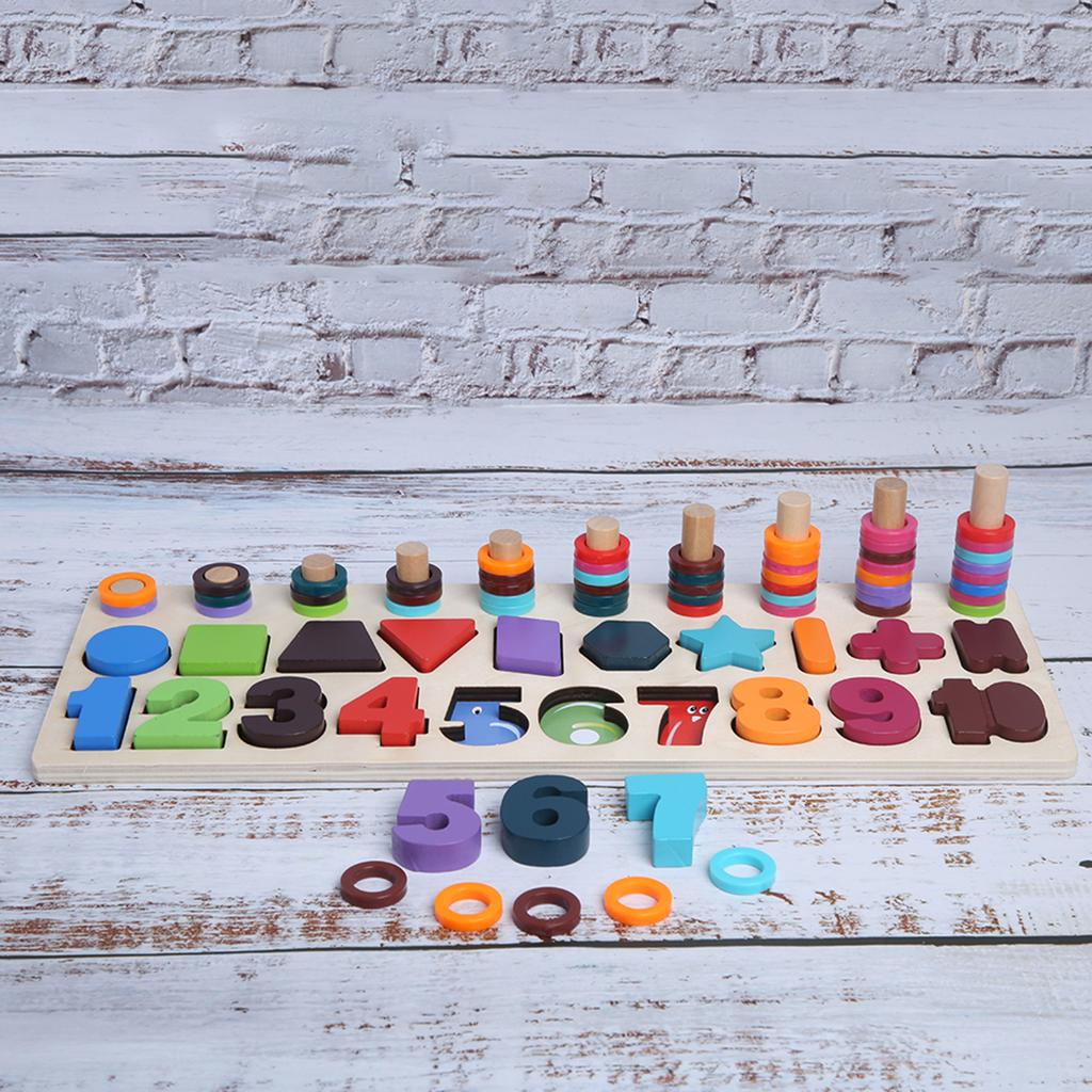 3in1 Intelligent Children Matching Puzzle Early Education Block Matching Puzzles Kid Toy