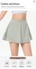 Cross-Border Women's High-Waisted Quick-Dry Sports Skort for Yoga, Fitness, Running, and Dance
