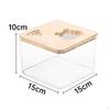 Hamster Sand Bath Box Bathtub Clear Habitat Decoration Cage Accessory Pet Toilet Digging