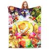 Stardust Cookie Flannel Throw Blankets Cookie Run Kingdom Blanket for Sofa Office Lightweight Thin Bedding Throws