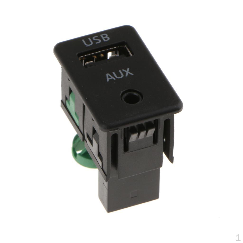 

Car USB AUX Auxiliary Input Switch Button Fit for RCD510+ 10+ +