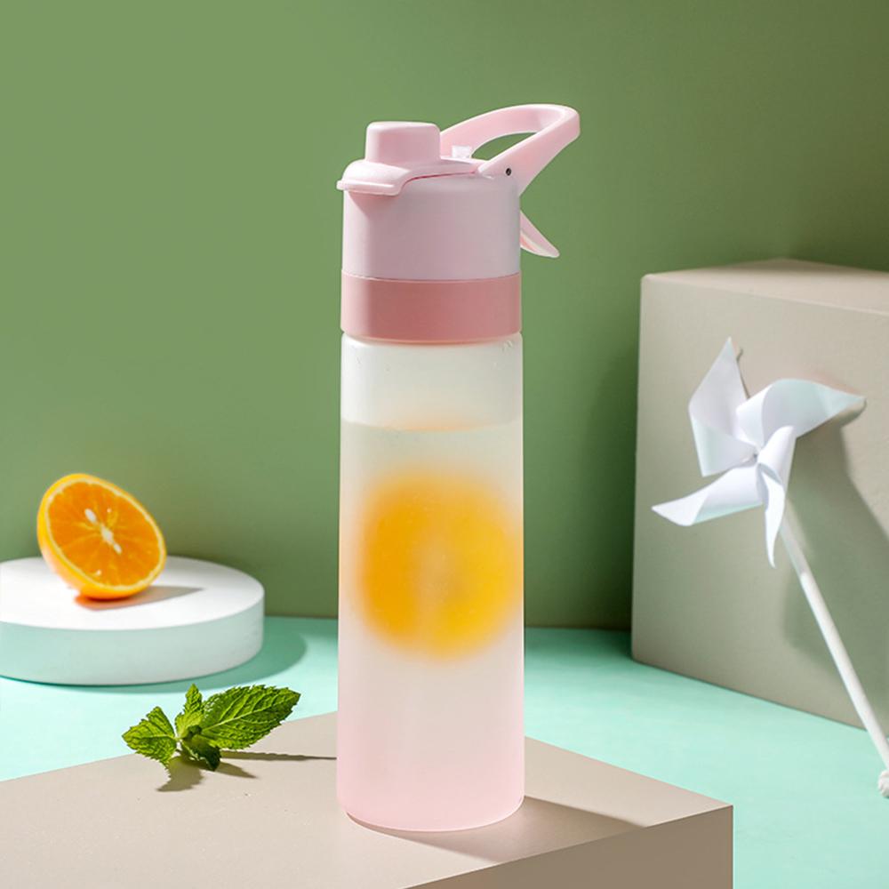 700ml Gradient Sport Water Bottle for Girls Travel Outdoor Fitness Water Cup Large Capacity Spray Bottle BPA Free Drinkware