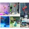 Aquarium Floating Diver Ornament Aquarium Decoration with Moving Treasure Chest Floating Diver Bubble Action