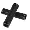 1 Pair Bicycle Handle Cover Anti-Slip Granular Glue TPR Anti-Slip Rubber Aluminum Alloy Adapter Handlebar Cover