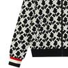 FILA Fleece Knit Zip Cardigan Jacket Women jackets Black F11W141408FBK