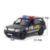 1/36 Scale Land Rover Range Rover Police SUV Vehicle Toy Car Alloy Diecast Car Model Toy with Pull Back for Children Gifts Toy Collection
