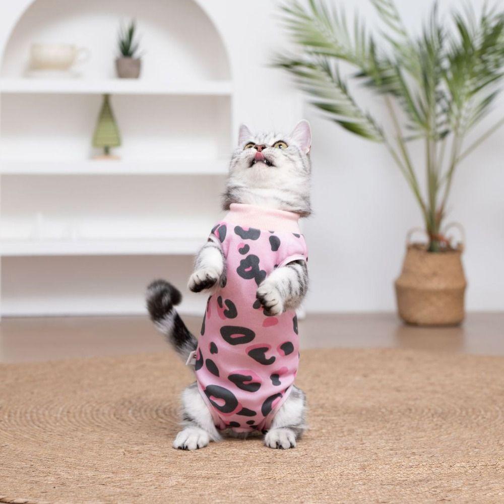 Anti-Slip Cat Anti-licking Clothing Protective Pet Anti-scratch Vest Small Dog Kitten Clothes  Cat