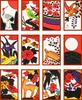 Nintendo Hanafuda Red Card 3 Types Set - Mito No Hana Tengu President (with Instruction Manual)