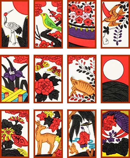 Hanafuda Nintendo - President Red (includes Instructions Play)