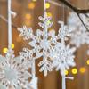 Transparent Artificial Snowflake Decoration Xmas Tree Hanging Pendant  Merry Christmas Decoration