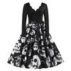 BITCED Fashion Autumn Winter Long Sleeve V-Neck Casual Dresses