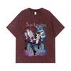 275 GSM Washed T-shirts 100% Cotton Solo Leveling V6 Print Unisex Heavy Cotton T Shirt
