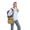 70s Retro Vintage Flower Power Pattern Boho Insulated Lunch Bag for Women Office Cooler Thermal Food Box Tote Lunch Boxes
