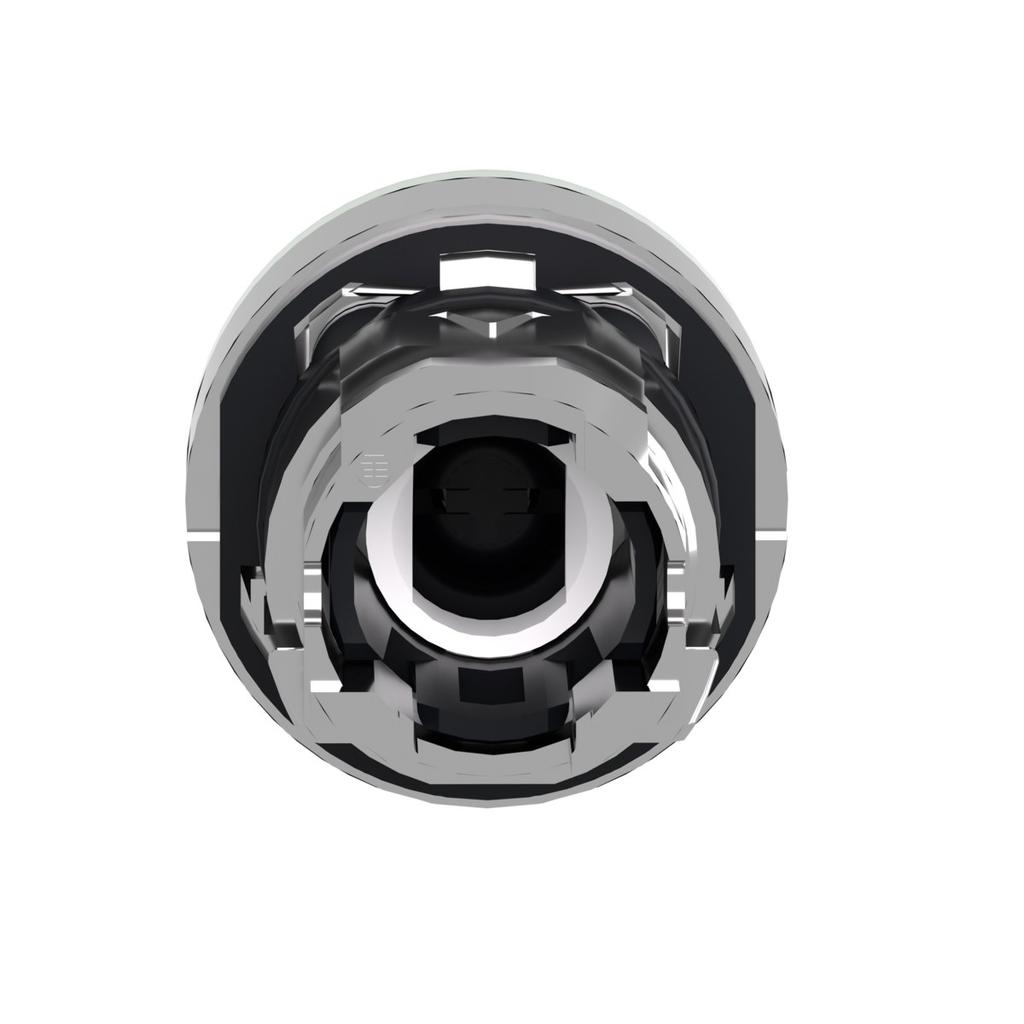 Harmony XB4 Green Metal Flat Pushbutton Head with Spring Return