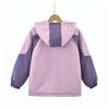 Girls Big Kids Thickened Hooded Winter Princess Style Windproof Jacket