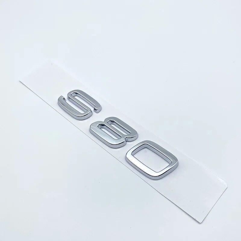3D AWD T5 T6 T8 B5 B6 Logo Emblem Badge Decal Car Sticker for Volvo S40 S60  S80 S90  Car Trunk Letters Numbers Emblem