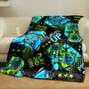 Gaming Themed Cozy Throw Blanket bedroom Blanket for Livingroom Couch lunch break Soft throw for Friend's festival Gift