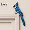 Wooden Bird Door Frame Decor Topper Decor, Adorable Shape Corner Statue, Handcrafted Wood Sign, Woodland Natural Charm Home Accessories Art