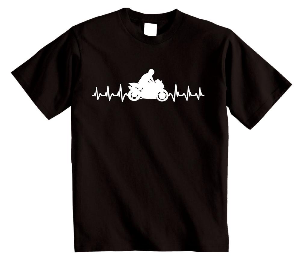 

It s in My HeartBeat Motorbike T-shirt Super Bike tshirt Motorcycle tshirt 3XL
