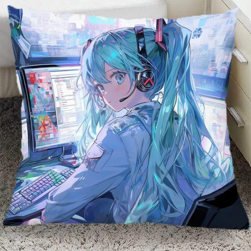 Hatsune Miku Periféria Dvojrozmerný Vankúš Študentská Izba Animácia Spálňový Vankúš Obývacia Izba Pohovka Vankúš Narodeninový Darček