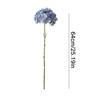 64cm Artificial Faux Silk Hydrangea Flower Real Touch Fake Hydrangeas Flower With Long Stem For Vase Wedding Party Centerpiece