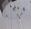 Crystal Chandelier Ceiling Hanging Lamp 3 Ring Mirror Living Room Cold