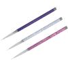 3pcs Nail Art Liner Brushes Nail Painting Drawing Design Brush Set (Marbling Handle)
