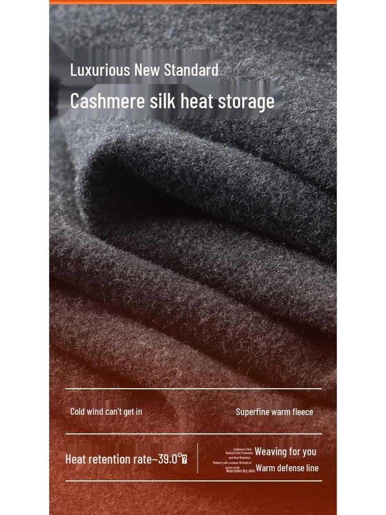 Meya Bi Cashmere Autumn/Winter Fleece-Lined Warm Vest for Couples