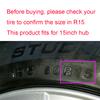 4pcs 15" Car Wheel Trims Covers, 15 Inch Plastic Decorative Caps, Car Tuning Wheel Center Cap Covers Fit Aluminum Alloy Rims Hub