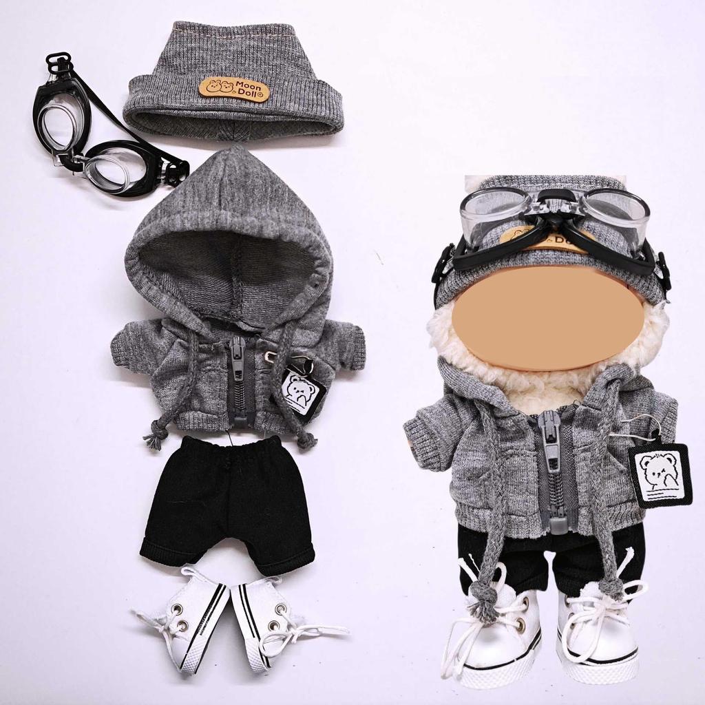 Fashion Style Set for Dolls 17cm Blanket Doll Doll Toy Clothes and Accessories Set of 7 Not Included Apparel [HXLGR] 15-17cm - Clothes, (Doll Only)